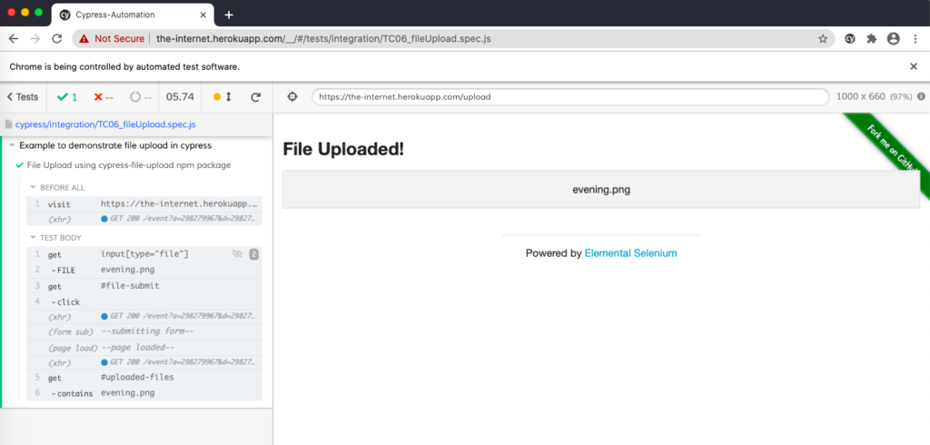 How To Upload A File In Cypress - TestersDock
