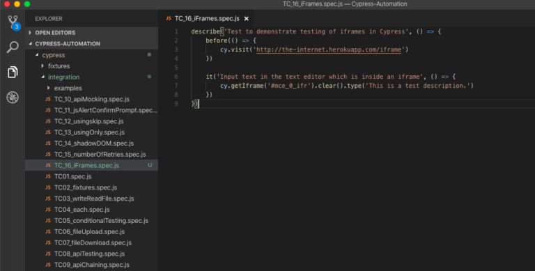 How to test iFrames in your Web App using Cypress - TestersDock