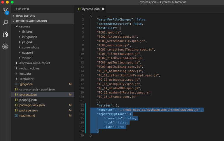 How to generate Html Reports in Cypress - TestersDock