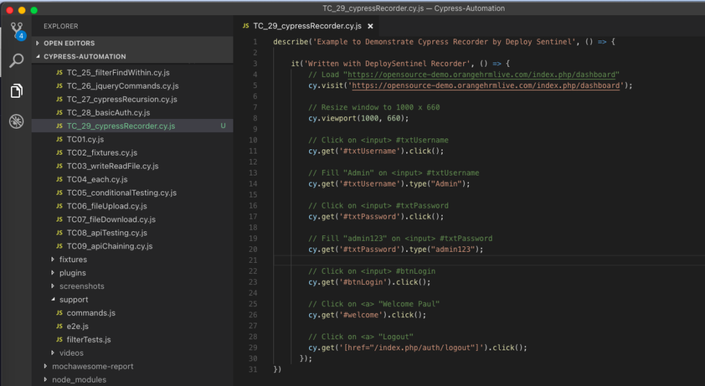 How to visually generate tests using Cypress Studio(Cypress 10 alternative)