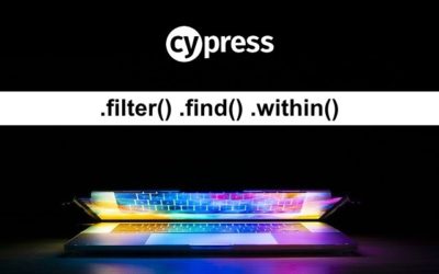 How to use filter(), find() and within() commands in cypress